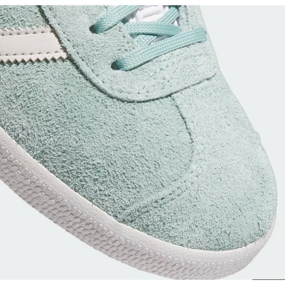 Adidas Gazelle Women's Size 6 Athletic Shoes Green OFF White Sneakers IG4393 - Picture 5 of 9